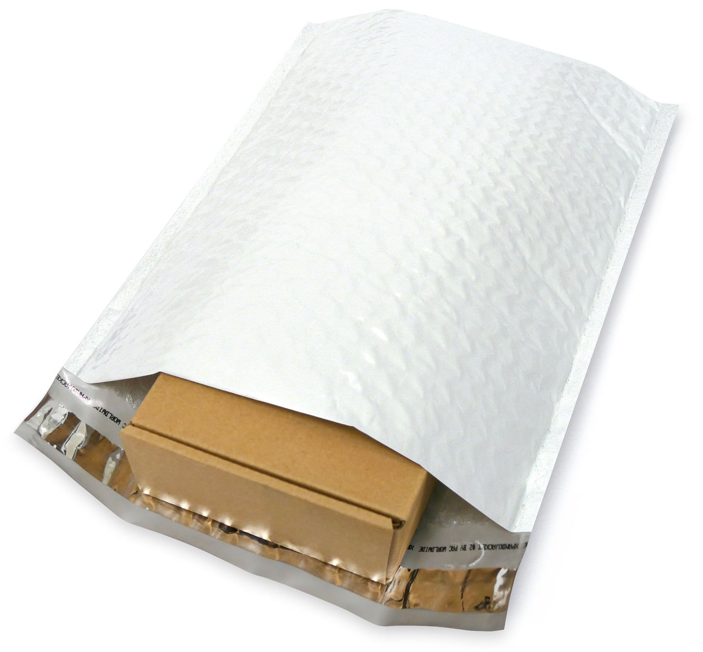 AIRJACKET® White Gusseted Poly Bubble Mailers