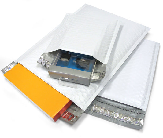 White Poly Bubble Mailers
