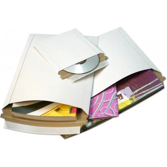 White Rigid Paperboard Mailers